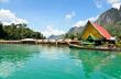 Bamboo floating resort