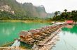 Bamboo floating resort