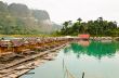 Bamboo floating resort