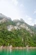 Beautiful high mountains and river
