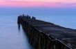 Fishing pier at sunrise