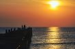 Fishing pier at sunrise