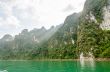 Beautiful high mountains and river
