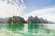 Beautiful island and green lake ( Guilin of Thailand )