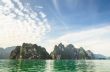 Beautiful island and green lake ( Guilin of Thailand )
