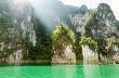 Travel island and green lake ( Guilin of Thailand )