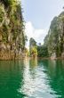 Travel island and green lake ( Guilin of Thailand )