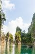 Travel island and green lake ( Guilin of Thailand )