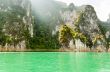Travel island and green lake ( Guilin of Thailand )