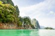 Beautiful island and green lake ( Guilin of Thailand )