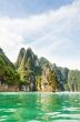 Travel island and green lake ( Guilin of Thailand )