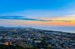 Landscape Hua Hin city at sunrise
