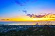 Landscape Hua Hin city at sunrise