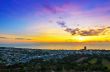 Landscape Hua Hin city at sunrise
