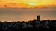 View Hua Hin city at sunrise