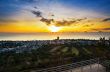 View point Hua Hin city at sunrise