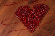 Copmposition Heart Pomegranate
