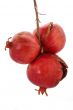 Three Pomegranate on White Background