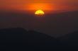 Beautiful red sun