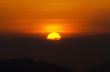 Beautiful red sun