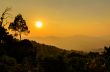 Golden light of sunset