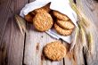 fresh crispy oat cookies and ears 