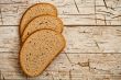three slices of rye bread 