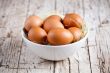 fresh eggs in a bowl