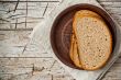 rye bread in a plate 