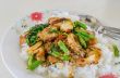 Pork spicy basil sauce with rice.