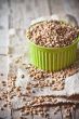 wheat grain in bowl 