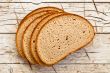five slices of rye bread