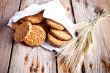 fresh crispy oat cookies and ears