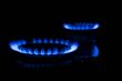 Gas fire.