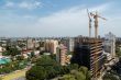 Aerial view of downtown Maputo