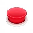 3d shinny and glossy red button