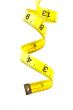 yellow measuring tape