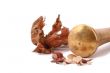 The Hazelnut and in the leaf old metal nutcracker 