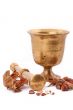 The Hazelnut and in the leaf old metal nutcracker