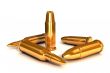 3d shinny gold bullets