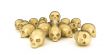 3d glossy and shiny isolated on white skulls