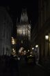 Powder tower at night