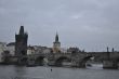 From a boat in the Vltava