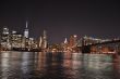 Brooklyn bridge at night