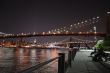 NYC bridges at night