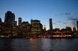 Sunset at the financial district