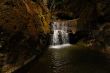 Waterfall in the dark
