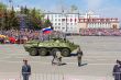 Russian military transport at parade Victory Day