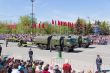 Russian military transport at parade Victory Day