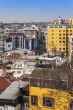 Istanbul, Turkey. A view of houses on the bank of the Bosphorus